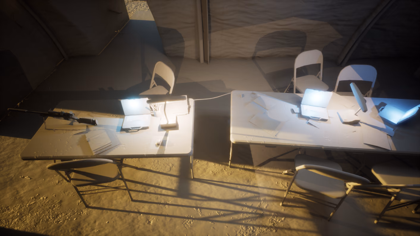 Briefing three quarter — Lighting only